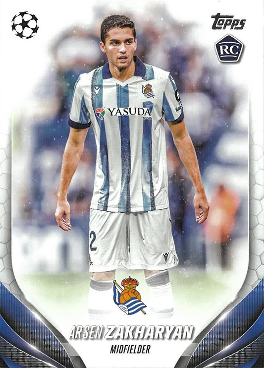 2023 Topps UCC Arsen Zakharyan RC #141 Real Sociedad