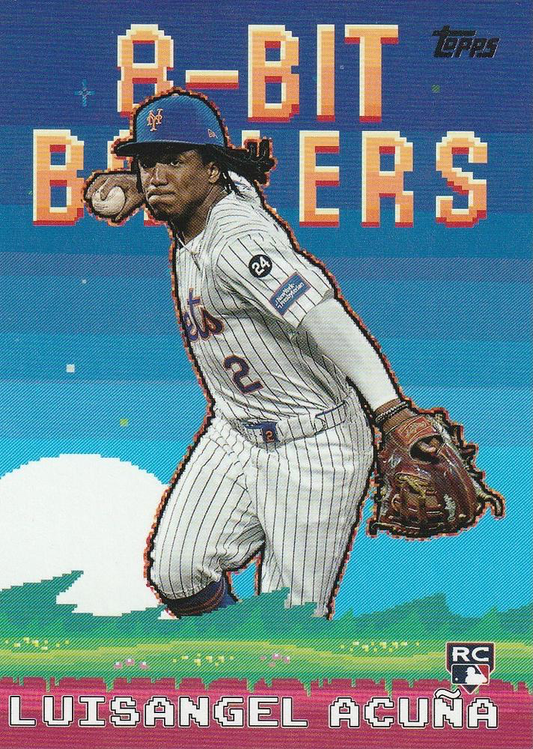 2025 Topps Series 1 8-Bit Ballers Luisangel Acuña New York Mets #8B-23
