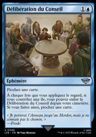 2023 Magic MTG Le Seigneur des Anneaux Deliberation du Conseil LTR #46