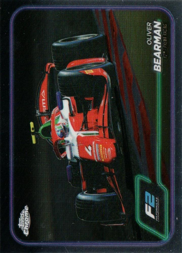 2024 Topps Chrome Formula 1 Oliver Bearman F2C #93 Prema Racing