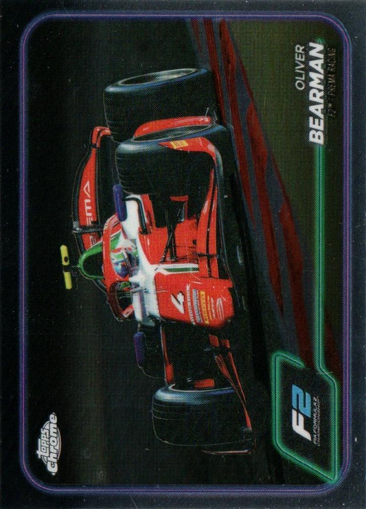 2024 Topps Chrome Formula 1 Oliver Bearman F2C #93 Prema Racing