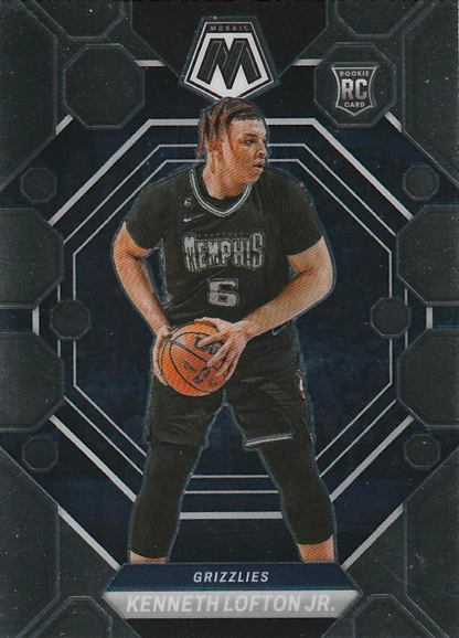 2022 Panini Mosaic Kenneth Lofton Jr. RC #250 Memphis Grizzlies
