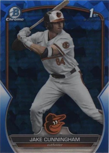 2023 Topps Bowman Draft Sapphire Jake Cunningham 1st Baltimore Orioles #BDC-198