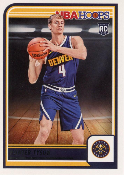 2023 Panini Hoops Hunter Tyson RC #259 Denver Nuggets