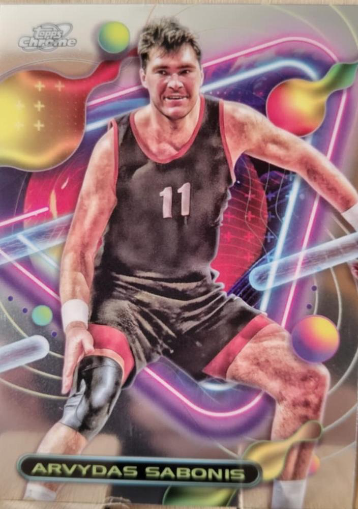 2023 Topps Chrome Cosmic Arvydas Sabonis #148 Portland Trail Blazers