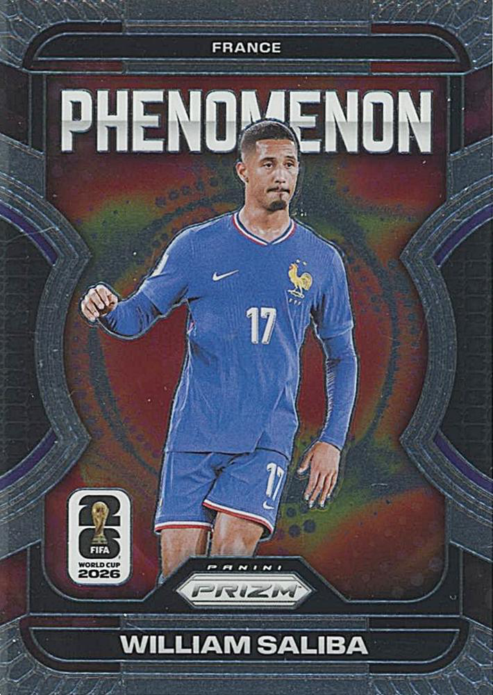 2026 Panini Prizm FIFA World Cup Phenomenon William Saliba #2 France