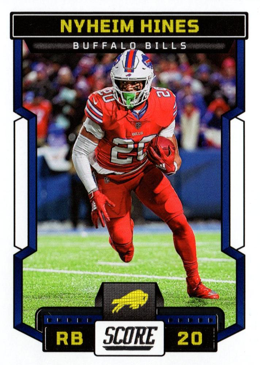 2023 Panini Score Football Nyheim Hines Buffalo Bills #265