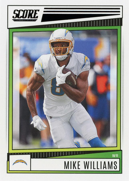 2022 Panini Score Mike Williams Los Angeles Chargers #134