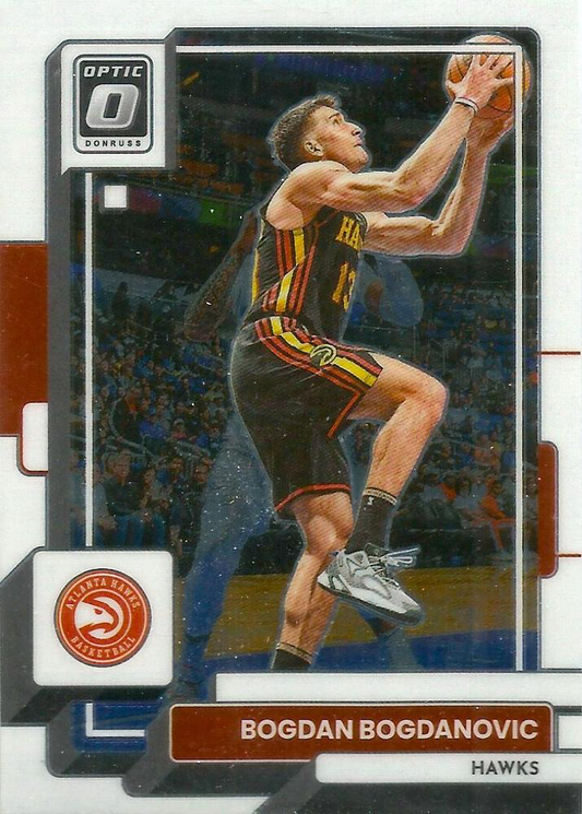 2022 Panini Donruss Optic Bogdan Bogdanovic #115 Atlanta Hawks