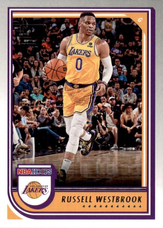 2022 Panini Hoops Russell Westbrook #172 Los Angeles Lakers