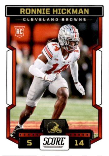 2023 Panini Score Football Ronnie Hickman Cleveland Browns #368 RC