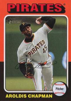 2024 Topps Heritage Aroldis Chapman Pittsburgh Pirates #557