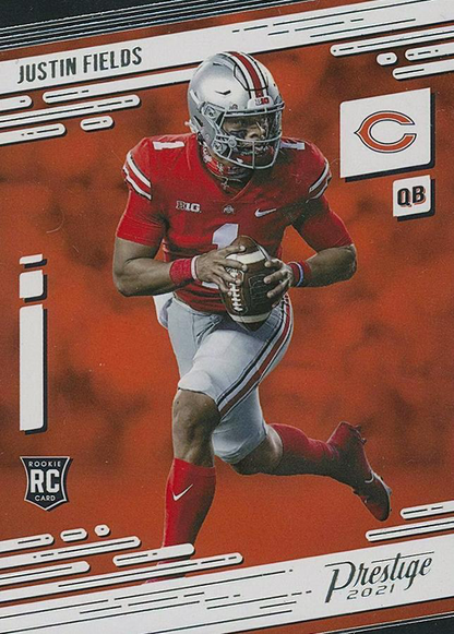 2021 Panini Prestige Justin Fields RC #203 Chicago Bears