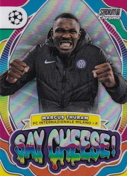 2023 Topps Stadium Club Chrome UCC Say Cheese Marcus Thuram SC-MT Inter Milan