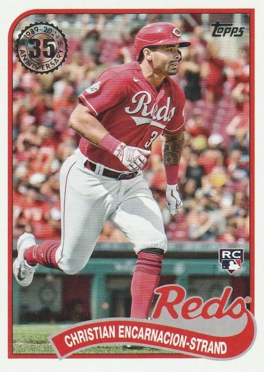 2024 Topps Series 1 1989 35th Anniversary Christian Encarnacion-Strand RC Cincinnati Reds #89B-65