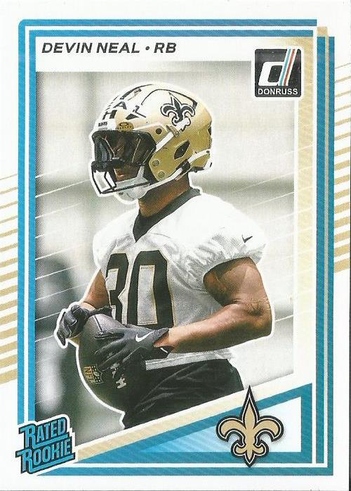 2025 Panini Donruss Devin Neal RR RC #359 New Orleans Saints