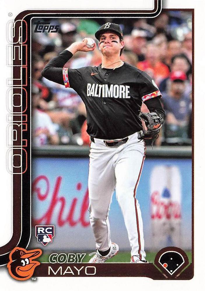 2025 Topps Series 1 Coby Mayo RC Baltimore Orioles #20