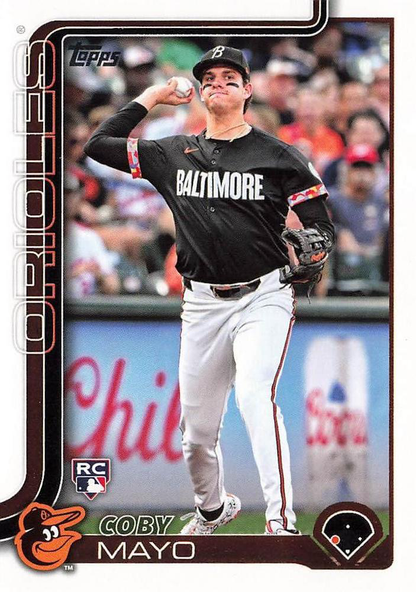 2025 Topps Series 1 Coby Mayo RC Baltimore Orioles #20