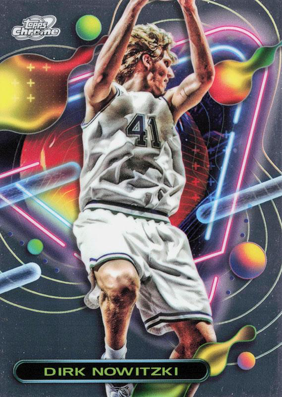 2023 Topps Chrome Cosmic Dirk Nowitzki #32 Dallas Mavericks