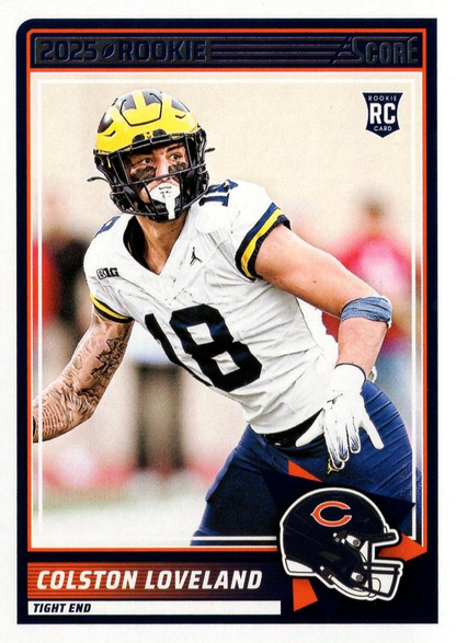 2025 Panini Score Colston Loveland RC #31 Chicago Bears