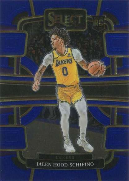 2023 Panini Select NBA Blue Jalen Hood-Schifino RC #99 Los Angeles Lakers