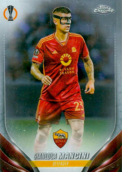 2023 Topps Chrome UEFA Club Competitions Gianluca Mancini #47 Roma