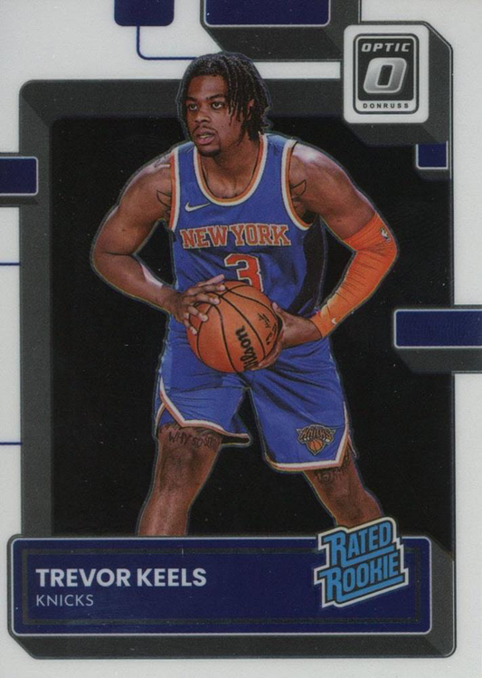 2022 Panini Donruss Optic Trevor Keels Rated Rookie #243 New York Knicks