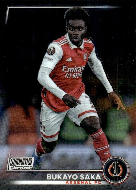 2022 Topps Stadium Club Chrome UCC Bukayo Saka #72 Arsenal FC