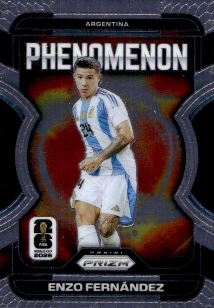 2026 Panini Prizm FIFA World Cup Phenomenon Enzo Fernandez #23 Argentine