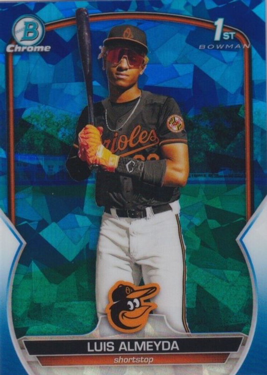 2023 Topps Bowman Sapphire Luis Almeyda 1st Bowman Baltimore Orioles #BCP-194