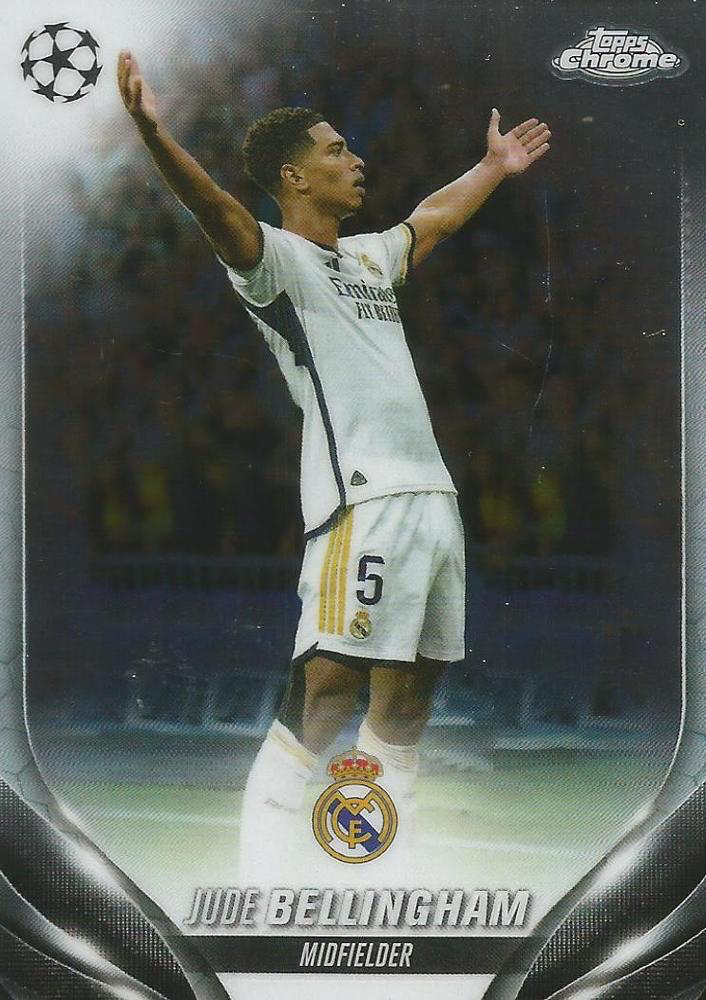 2023 Topps Chrome UEFA Club Competitions Jude Bellingham #112 Real Madrid CF