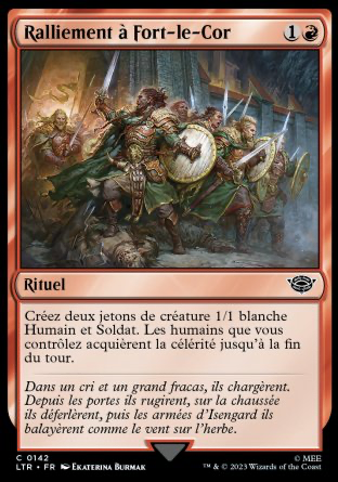 2023 Magic MTG Le Seigneur des Anneaux Ralliement à Fort-le-Cor LTR #142