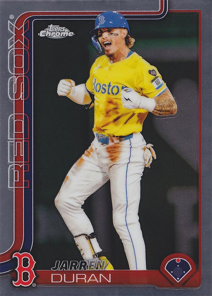 2025 Topps Chrome MLB Jarren Duran #79 Boston Red Sox