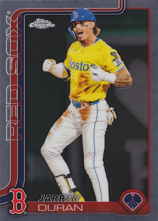 2025 Topps Chrome MLB Jarren Duran #79 Boston Red Sox