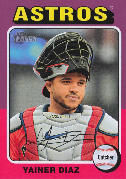 2024 Topps Heritage Yainer Díaz Houston Astros #512