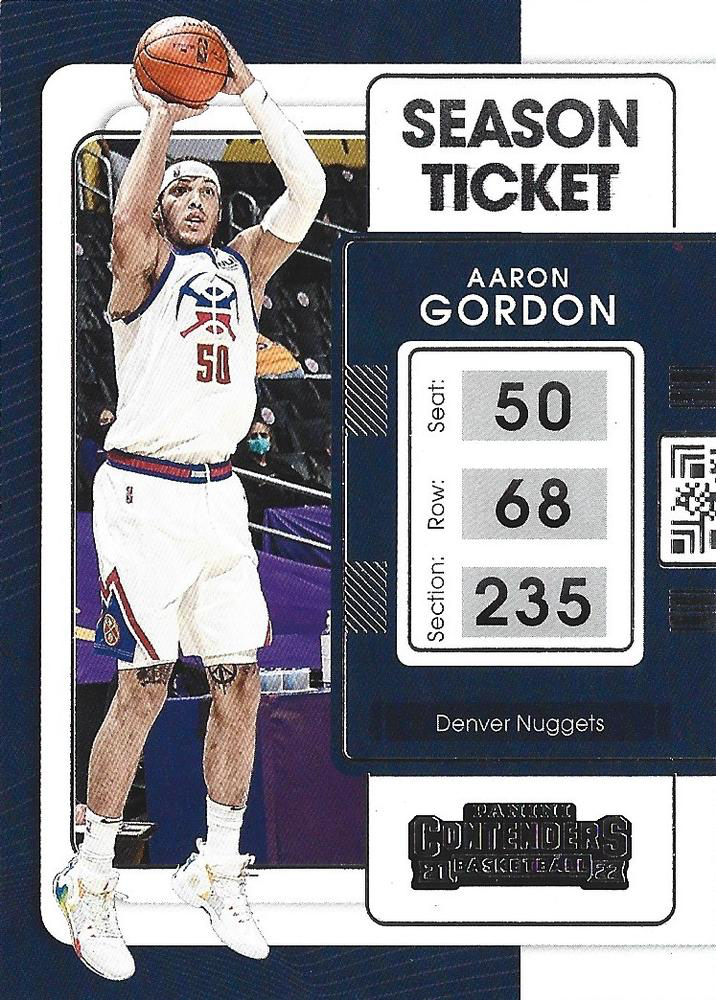2021 Panini Contenders Aaron Gordon #58 Denver Nuggets