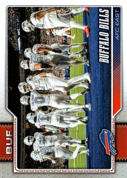 2026 Topps Flagship Team Card #279 Buffalo Bills