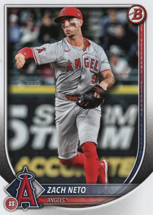 2025 Topps Bowman Zach Neto Los Angeles Angels #55