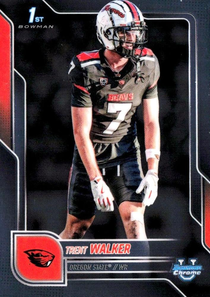 2025 Topps Bowman U Chrome Trent Walker 1st #54 Oregon State Beavers