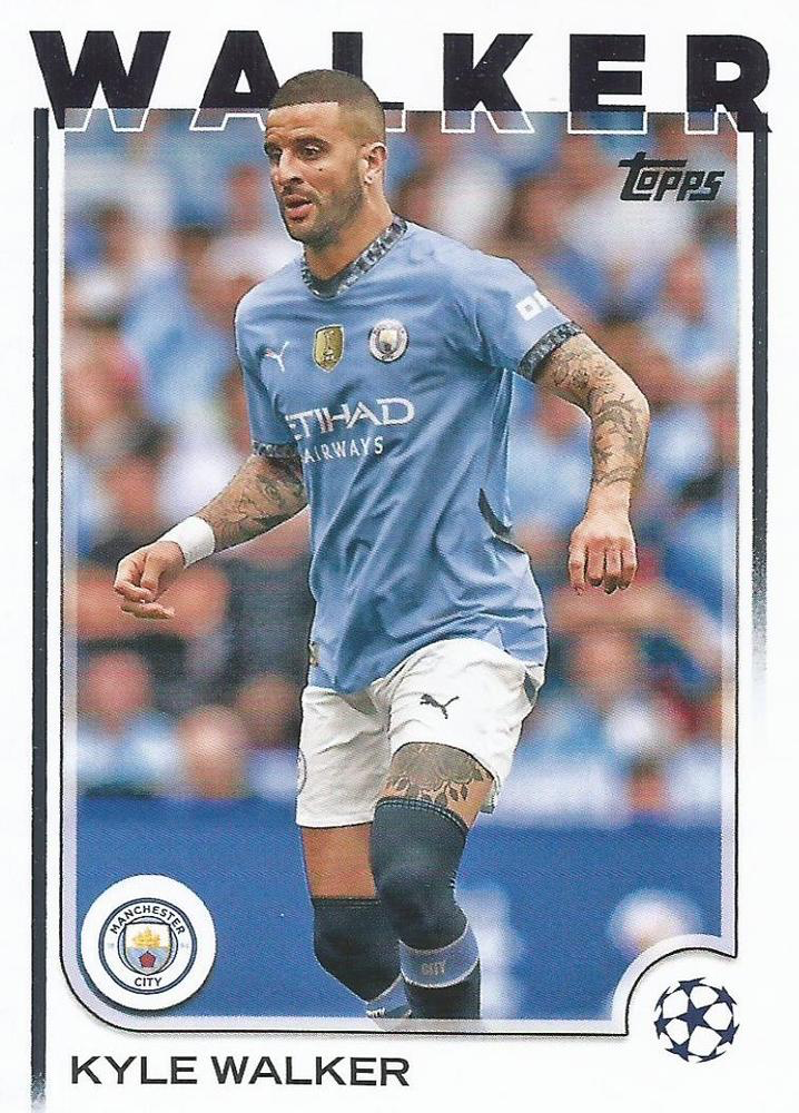 2024 Topps UCC Kyle Walker #60 Manchester City
