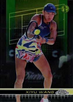 2024 Topps Chrome Tennis Xiyu Wang RC #126