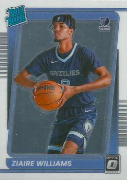 2021 Panini Donruss Optic Ziaire Williams Rated Rookie RC #198 Memphis Grizzlies