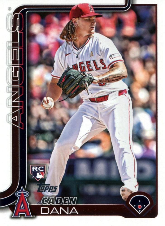 2025 Topps Series 2 Caden Dana RC Los Angeles Angels #422
