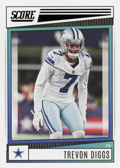 2022 Panini Score Trevon Diggs Dallas Cowboys #228