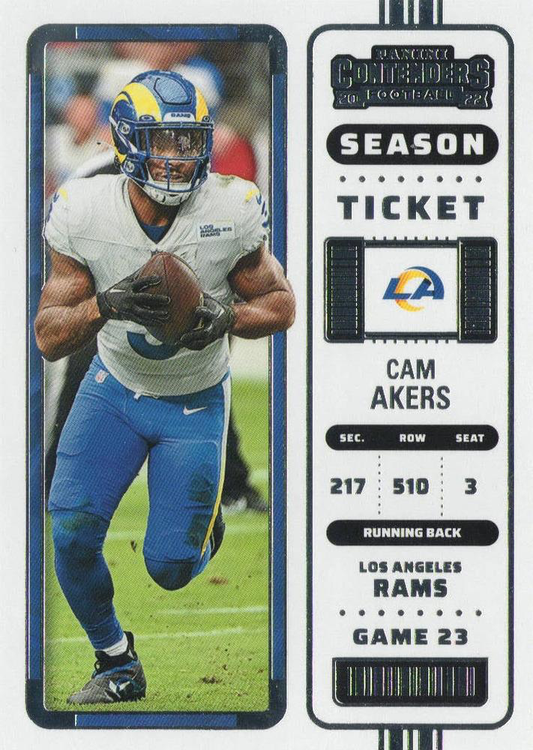 2022 Panini Contenders Cam Akers Los Angeles Rams #48