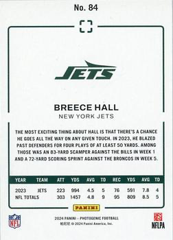 2024 Panini Photogenic Breece Hall #84 New York Jets