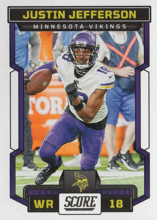2023 Panini Score Football Justin Jefferson Minnesota Vikings #110