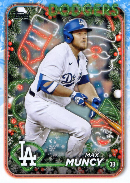 2024 Topps Holiday Max Muncy Los Angeles Dodgers #H55