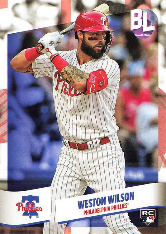 2024 Topps Big League Common Weston Wilson RC Philadelphia Phillies #152