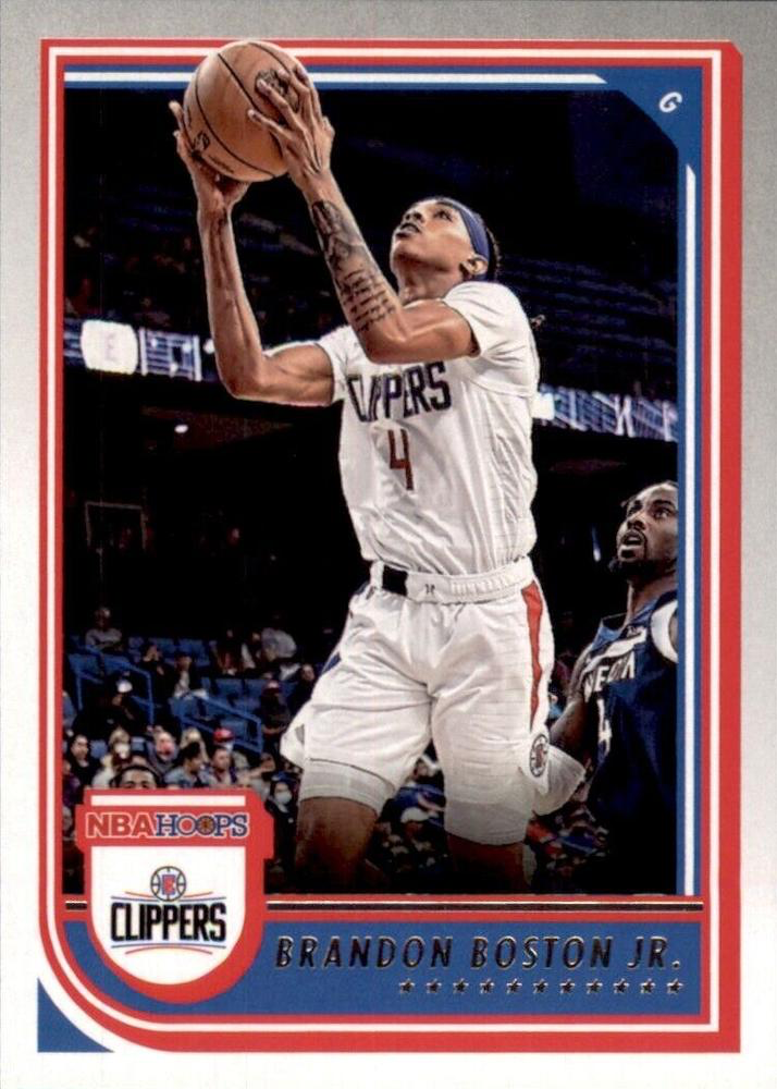2022 Panini Hoops Brandon Boston Jr. #185 Los Angeles Clippers